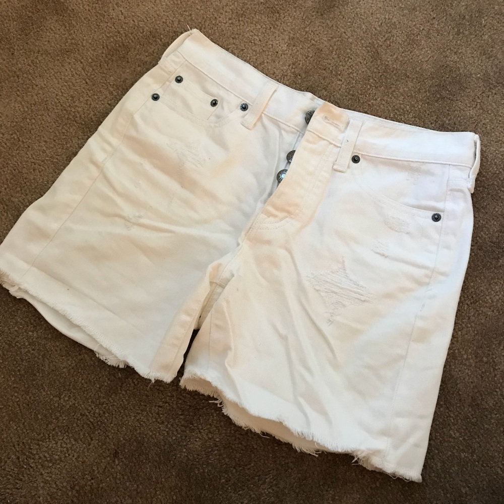 J Crew white shorts